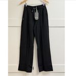 FIGS  High Waisted Piedra FORMx Straight Leg Scrub Pant in Black, Size X-Small Photo 7