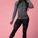 IAB MFG Carbon Seamless Full Zip Jacket in Gray Size Medium Photo 0