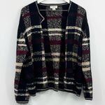 Vintage Y2K Boho Window Panel Sweater Cardigan Size XL Early 2000s Photo 5