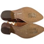 Dolce Vita Senica Suede Western Ankle Boot Bootie Cow Hair Women's Size 9 Brown Photo 3