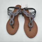 Gold Toe Womens Embellished Jewel Womens Ankle Strap Sandals Sz 7 NWT Photo 1