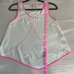 Yumi Kim •NWT•White Silk Tank Top with Pink Trim•Sz S Photo 7