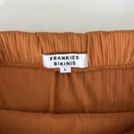 frankie's bikinis Copper Orange Mini Skirt Size Large $89 Photo 2