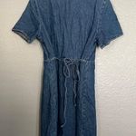 & Other Stories Belted Denim Mini Dress Photo 3