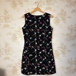 Vintage 2000 millennium New Year’s Eve champagne glass party fitted mini dress Black Size 10 Photo 3