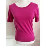J.Crew  • Medium Pink Crew Neck Short Sleeve Sweater Photo 13