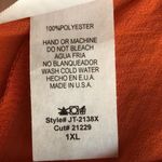 Hot Ginger Orange Crewneck Bathing Suit Cover Size XL Photo 4