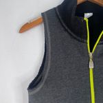Zumba Wear NWT Dark Gray Black Amor Sleeveless Full Zip Up Fitted Vest Sz Small Photo 4