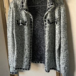 St. John Collection ST JOHN KNITS Black and White Knit jacket Photo 0