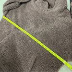 American Eagle  light Purple Sherpa Pullover Hoodie Size large kangaroo pocket Photo 9