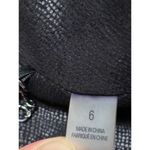 Elie Tahari  vegan Croc leather Shawl Collar Blazer Photo 6