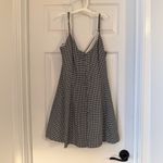 The Vintage Shop Black and White Checkered Mini Dress Photo 1