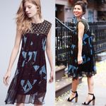 Anthropologie Moulinette Soeurs Lydia Swing Dress Size 2 XS Beaded Art Deco Photo 4