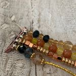 Francesca’s beaded Apple Watch bracelet band multi color rose gold 42/44mm Pink Photo 7