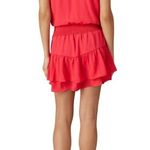 Krisa NWT  Revolve Smocked Waist Cami Mini Dress Pink Tier Size Medium Photo 4