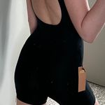 Girlfriend Collective Black Romper Photo 5