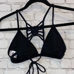 Xhilaration 🇺🇸  Black Strappy Tie Back Bikini Top Photo 4