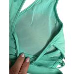 Victoria Sport Victoria's Secret  Aqua Strappy Y Back Padded Sports Bra Large New Photo 5