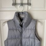 Old Navy  Gray Quilted Puffer Vest Full Zip Medium Photo 2