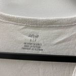 Aerie White Ribbed Tank Top Photo 2