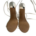 NWT White Strappy Sandals no size on sandals see size chart and measurements Photo 2
