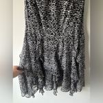 Jessica Howard  Black White Ruffle Whimsigoth Fairy Sleeveless‎ Dress Size 6 Photo 3