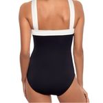 Ralph Lauren  NEW $132 Bel Air Colorblocked One-Piece Swimsuit 10 M Photo 3