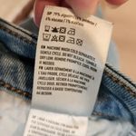 American Eagle  Stretch Denim Cuffed Mom Jean Shorts Blue Casual Summer Size 4 Photo 7