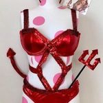 Victoria's Secret Victoria’s Secret Sexy Little Devil Costume Set Photo 0