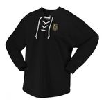 Fanatics Vegas Golden Knights Jersey Shirt Women's L Black Lace Up Long Sleeve Unisex NHL Photo 0