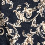 Style & Co Velour Track Jacket 2X Plus Size Black Brown Floral Y2K AOP Grunge Whimsigoth‎ Photo 8