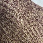 Mine Open Back Knit Sweater M Maroon Red Round Neck Long Sleeves Size M Photo 3