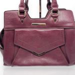 00s Vintage Red Burgundy Multi Strap Shoulder Bag Photo 8