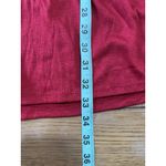 Knox Rose  Women Dress Size Medium Red Tiered Short Sleeve Bohemian Hippie Casual Photo 4