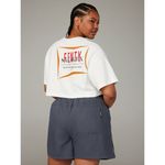 Savage X Fenty White Essential Heavy Jersey Back Page Cropped T-Shirt M Photo 1