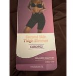 Brand New Curveez Women's Size XL Chocolate Brown Second Skin Thigh Slimmer Photo 5
