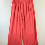Abercrombie & Fitch Abercrombie Fitch Women Pants Pink Pleated Linen Ultra Wide Leg Tailored Medium Photo 1