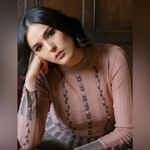 Qiviuk Ines Pullover Sweater Bison Merino Mulberry Silk Knit Pink Small EUC Photo 9