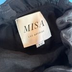 Misa  Los Angeles Black Pom Pom Tassel Bohemian Roots Tanaz Dress Size XS Photo 7