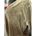 Jane Ashley Woman Casual Lifestyle Velour Embroidered Zip Up Jacket 2X Tracksuit Photo 3