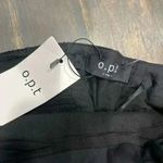 O.P.T Black Strapless Bandeau Top with Pleated Detail and Elastic Back A9 Size XL Photo 1