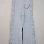 Love Shack Fancy Toro Pant in Morning Coast Blue Photo 4