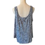 Alex Evenings  Mandarin Neck Twinset Tank Top and Jacket Wedgewood Blue Gray 1X Photo 7