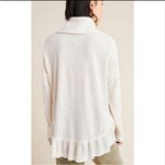 Anthropologie Maeve x Addie Cowl Neck Ruffled Hacci Knit Sweater XS Photo 2