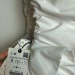 ZARA NWT Ruffle One Shoulder Top Sz Small Poplin Chic Photo 11