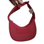 Wendy's Employee Visor Hat Cap Adjustable Dark Red Dave Thomas Foundation Photo 4