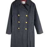 Rebecca Minkoff NEW Officers Double Breasted Wool Blend Coat Black Size M Photo 1