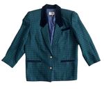 MG SABLE Vintage Two Piece Blazer and Skirt Set, size 42 Green Photo 1