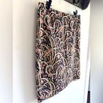 J.Crew  Black and Cream Paisley Skirt women’s size 8 Photo 2