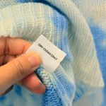 Ragdoll  LA 100% Cashmere Blue Tie-Dyed Sweater XS Fall‎ Winter Cozy Lounge Photo 4